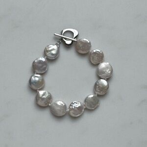 NWOT Nordstrom Coin Pearl Bracelet